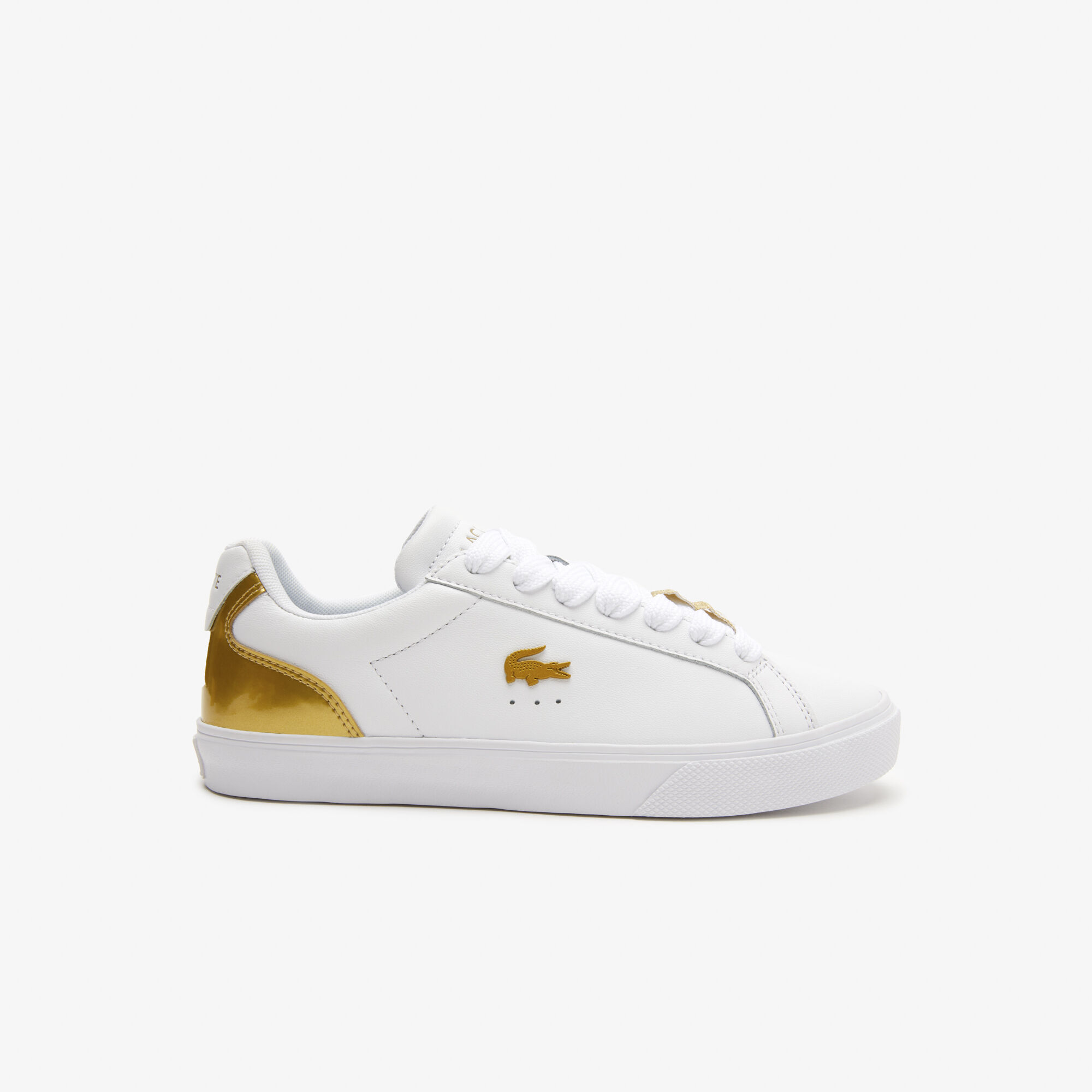 Lacoste white leather trainers clearance womens