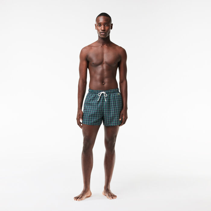 Short Printed Swim Trunks - MH7272-00-QRN