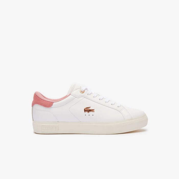 Women's Powercourt Leather Trainers  - 47SFA0081-1Y9