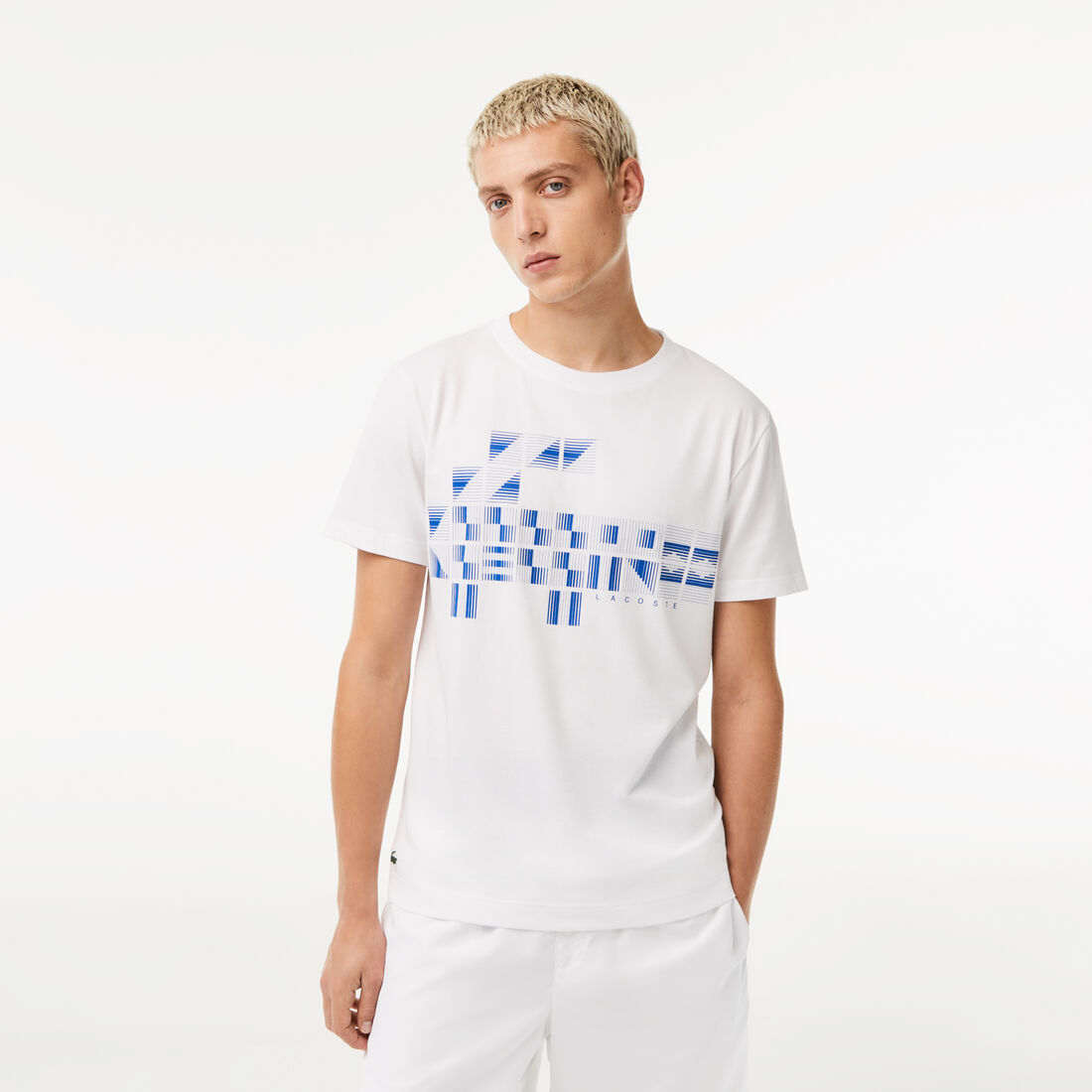 Men's Lacoste SPORT x Novak Djokovic Printed T-Shirt - TH9320-00-001