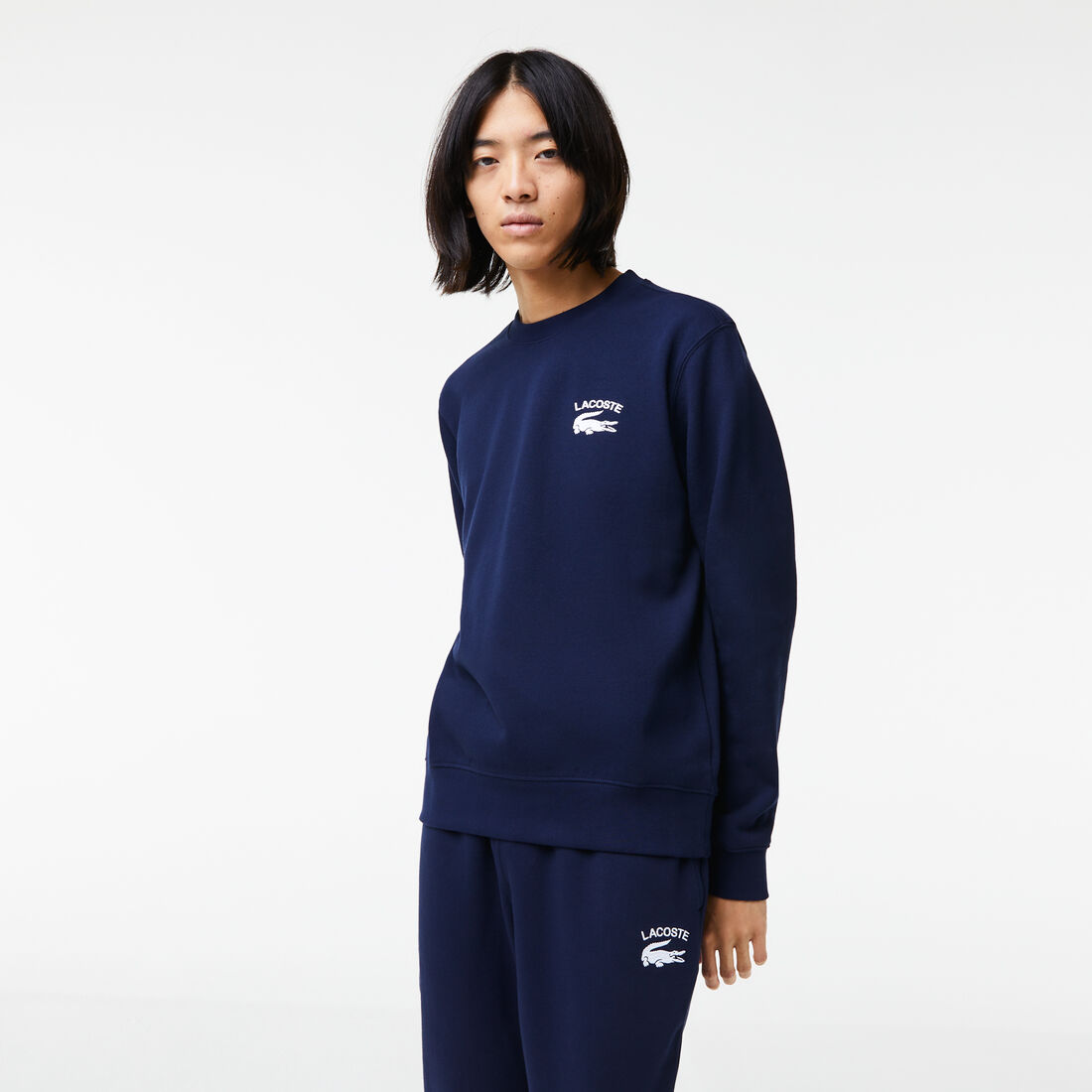 Buy Men's Lacoste Inscription Crew Neck Sweatshirt | Lacoste UAE