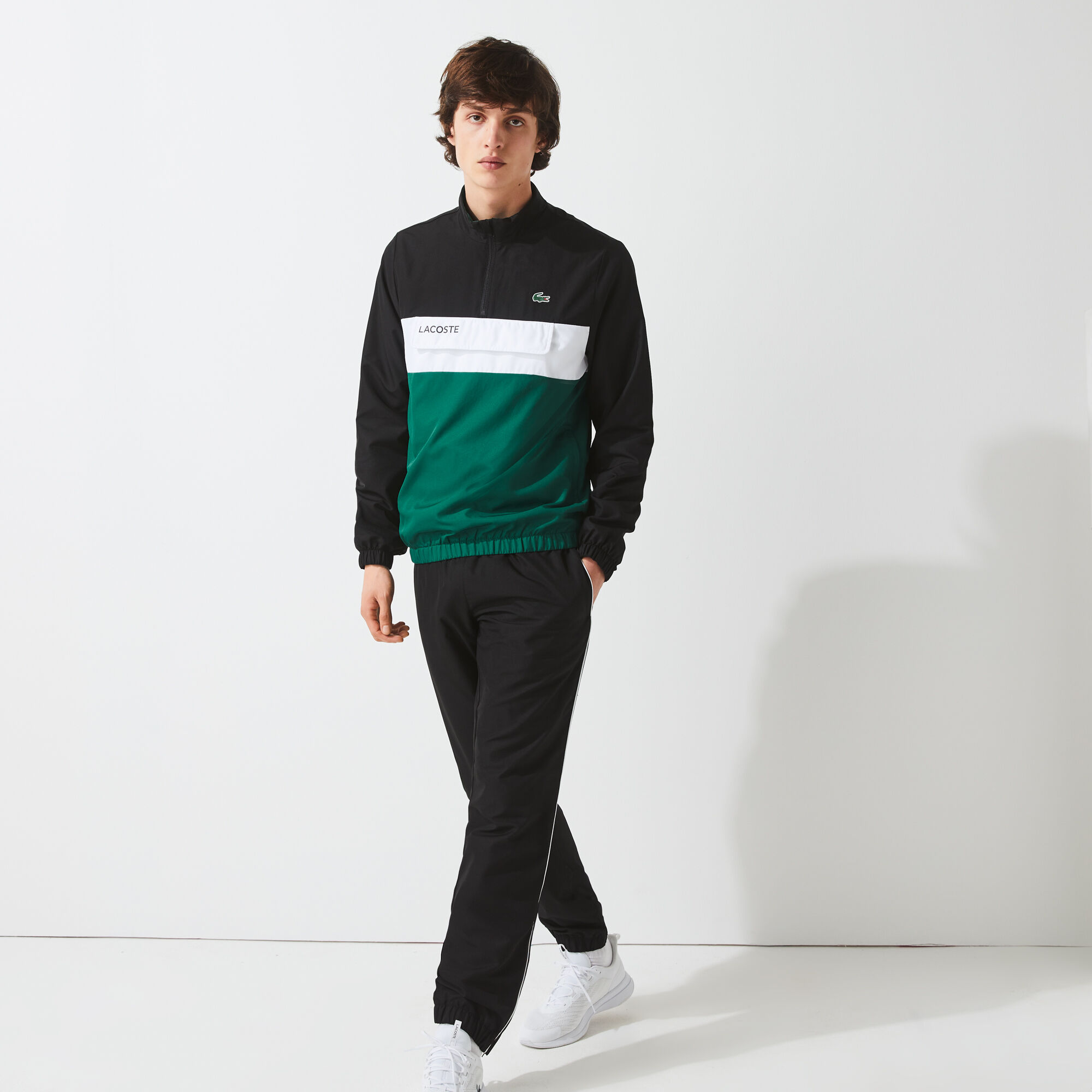 lacoste rainbow jacket