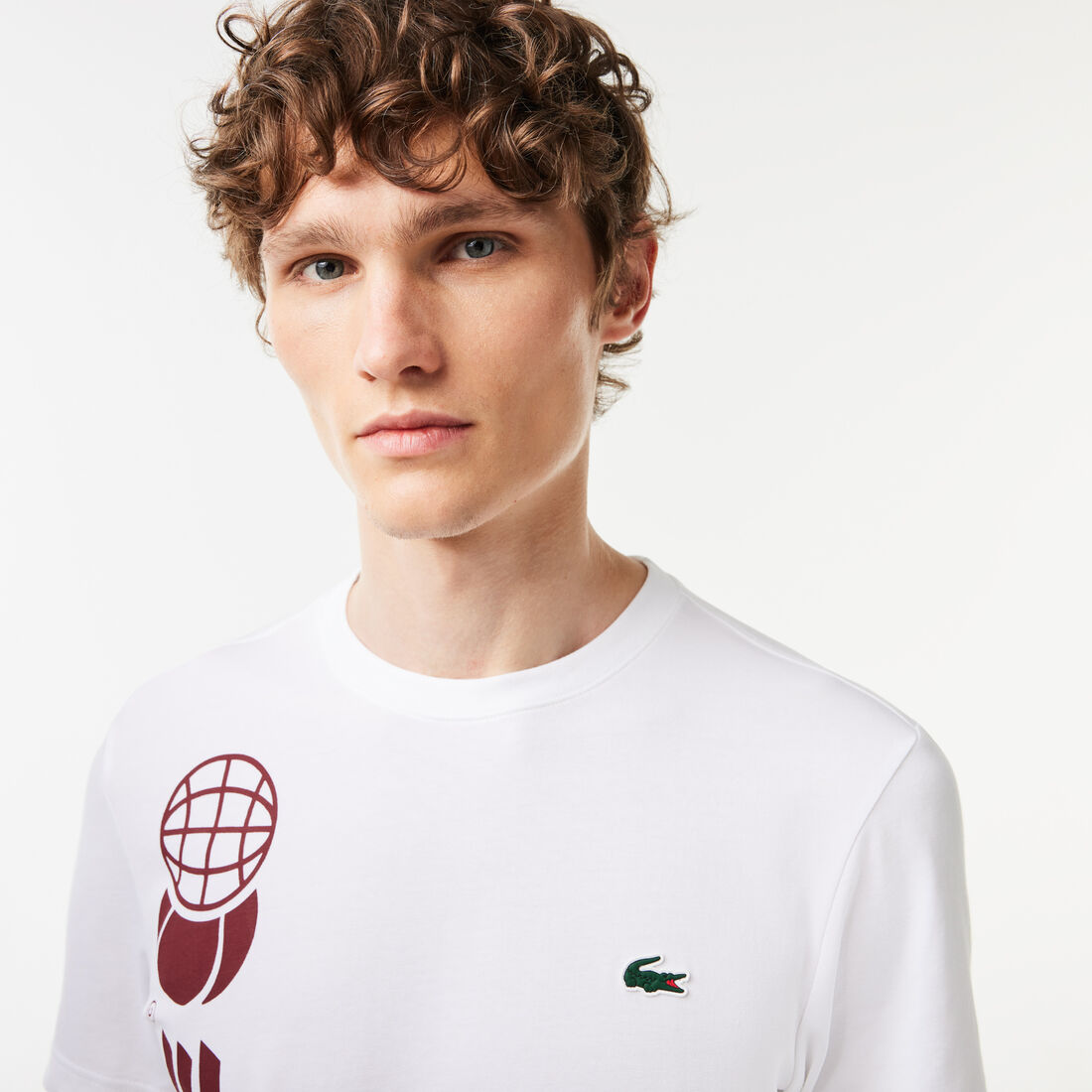 Buy Lacoste Tennis x Daniil Medvedev Regular Fit T-shirt | Lacoste UAE