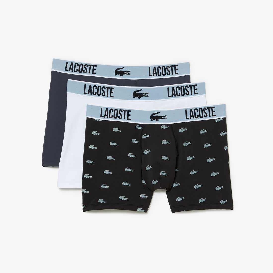 Men's Lacoste Recycled Polyester Jersey Trunk Three-Pack - 5H9972-00-SHQ