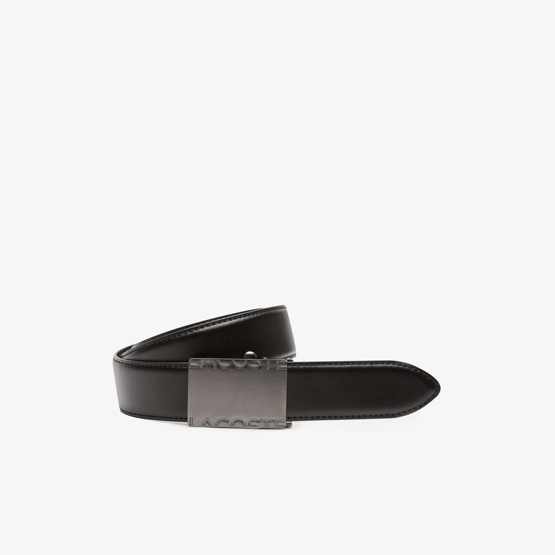 Men's Lacoste Branded Metal Plate Belt - RC4059-000