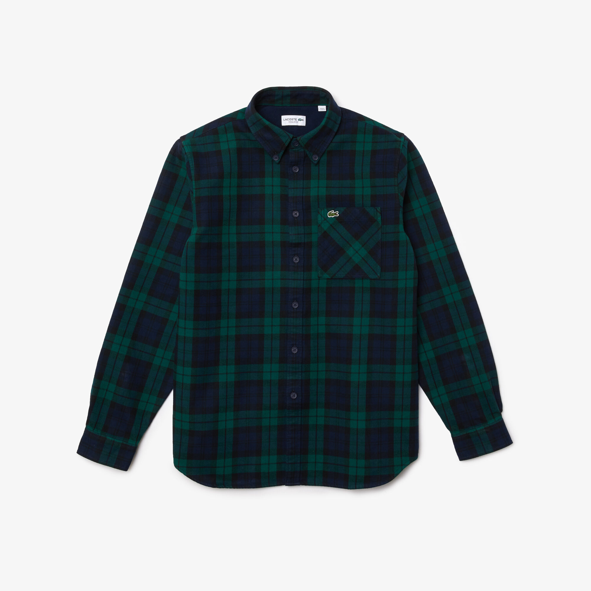 lacoste flannel shirt