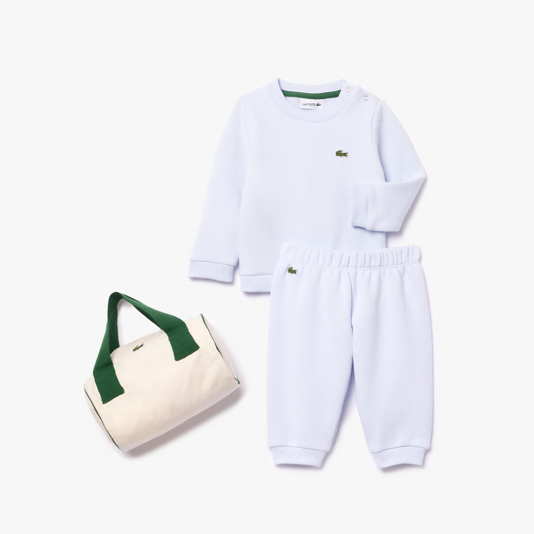 Baby Lacoste Organic Cotton Jogger Set - 4J5287-00-J2G