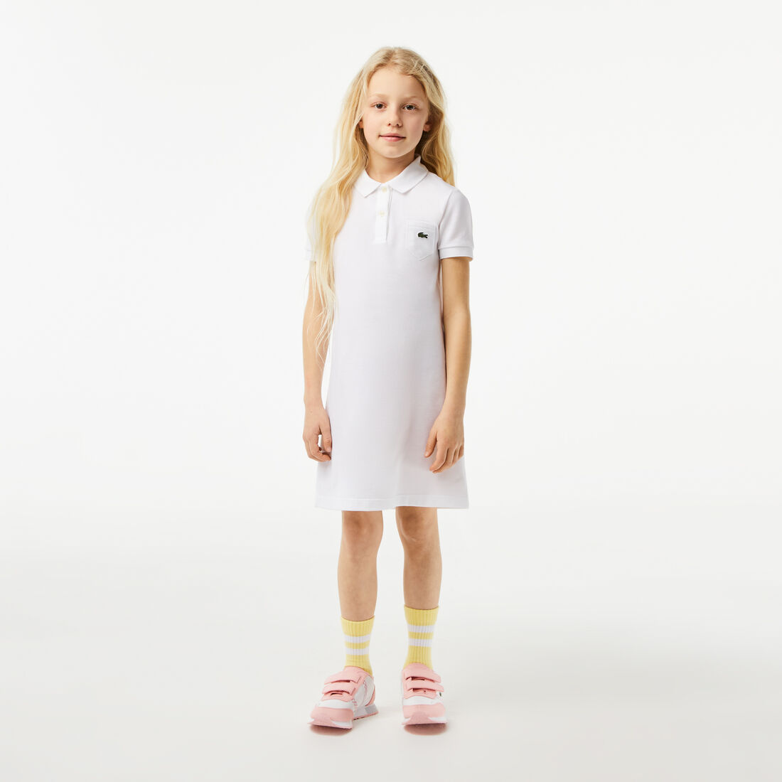 Girl's Polo-Style Cotton Dress - EJ2816-00-001