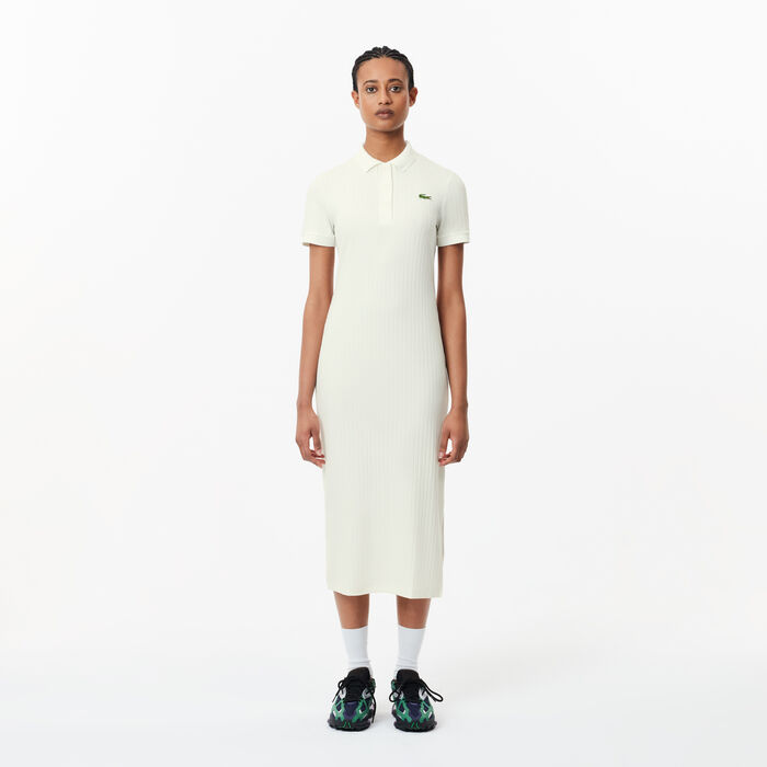 Women’s Lacoste Polo-Style Midi Dress - EF9129-00-70V