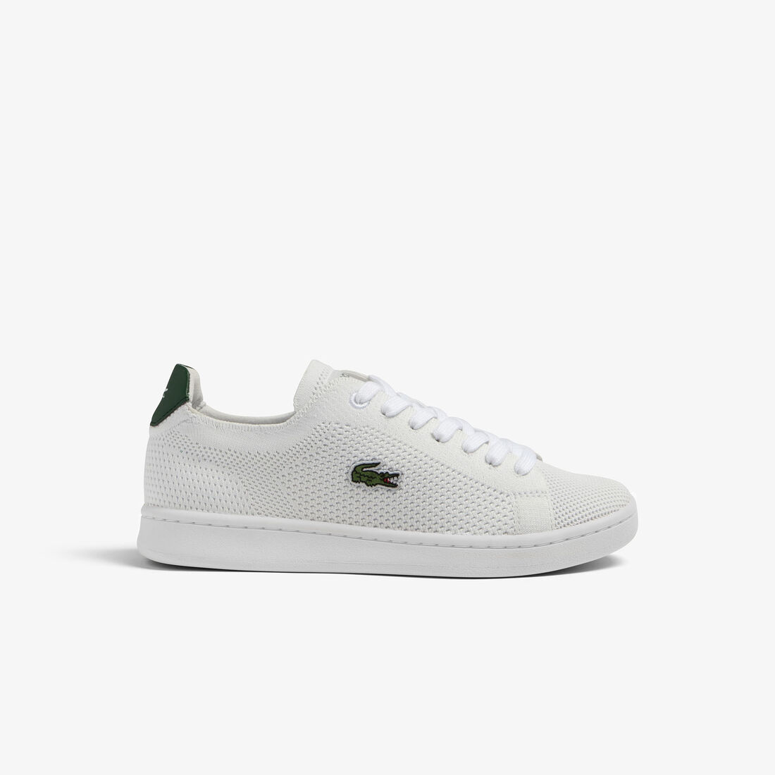 Women's Lacoste Carnaby Pique Textile Heel Pop Trainers - 45SFA0021-082