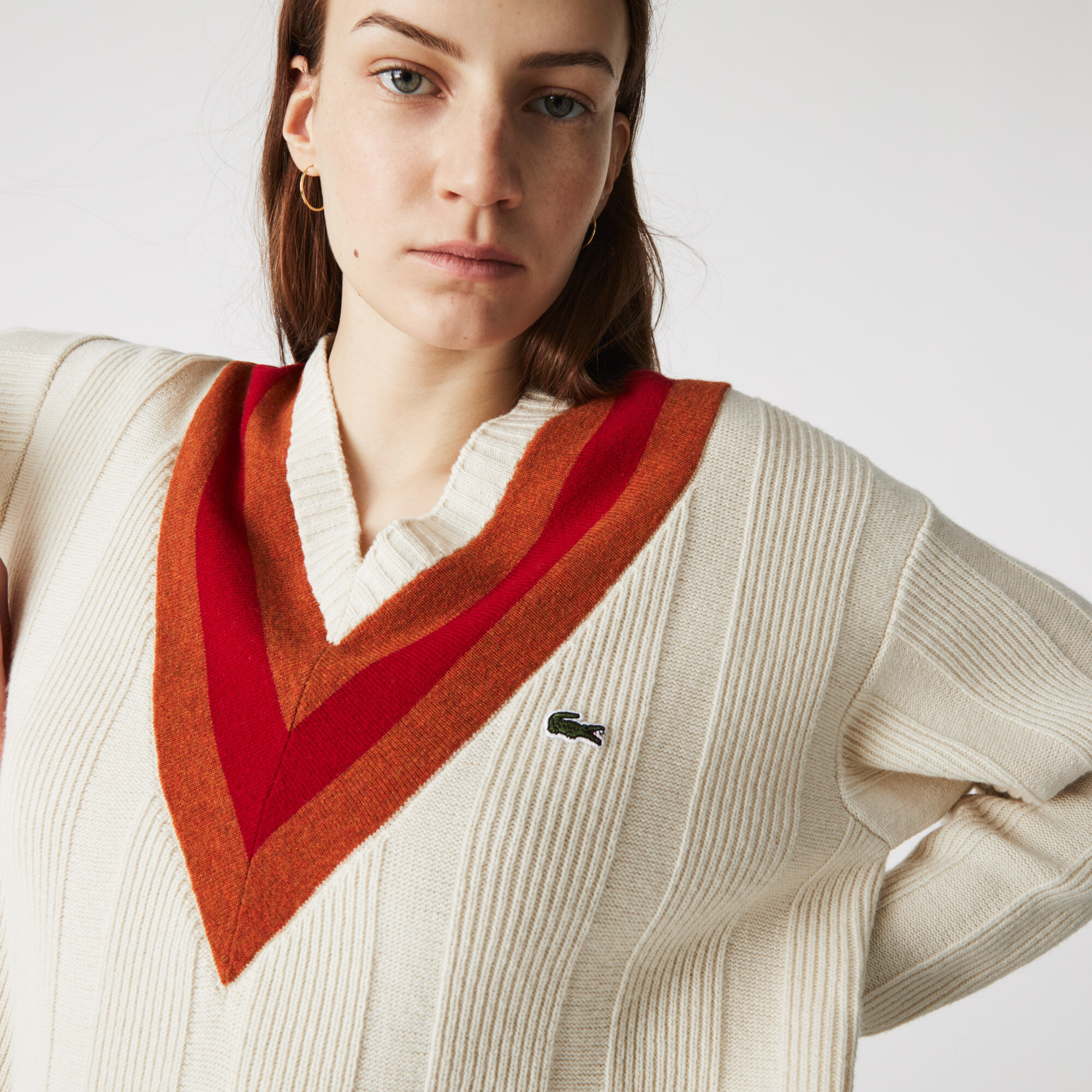 lacoste women's sweaters