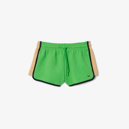 Contrast Seam Double Sided Pique Shorts