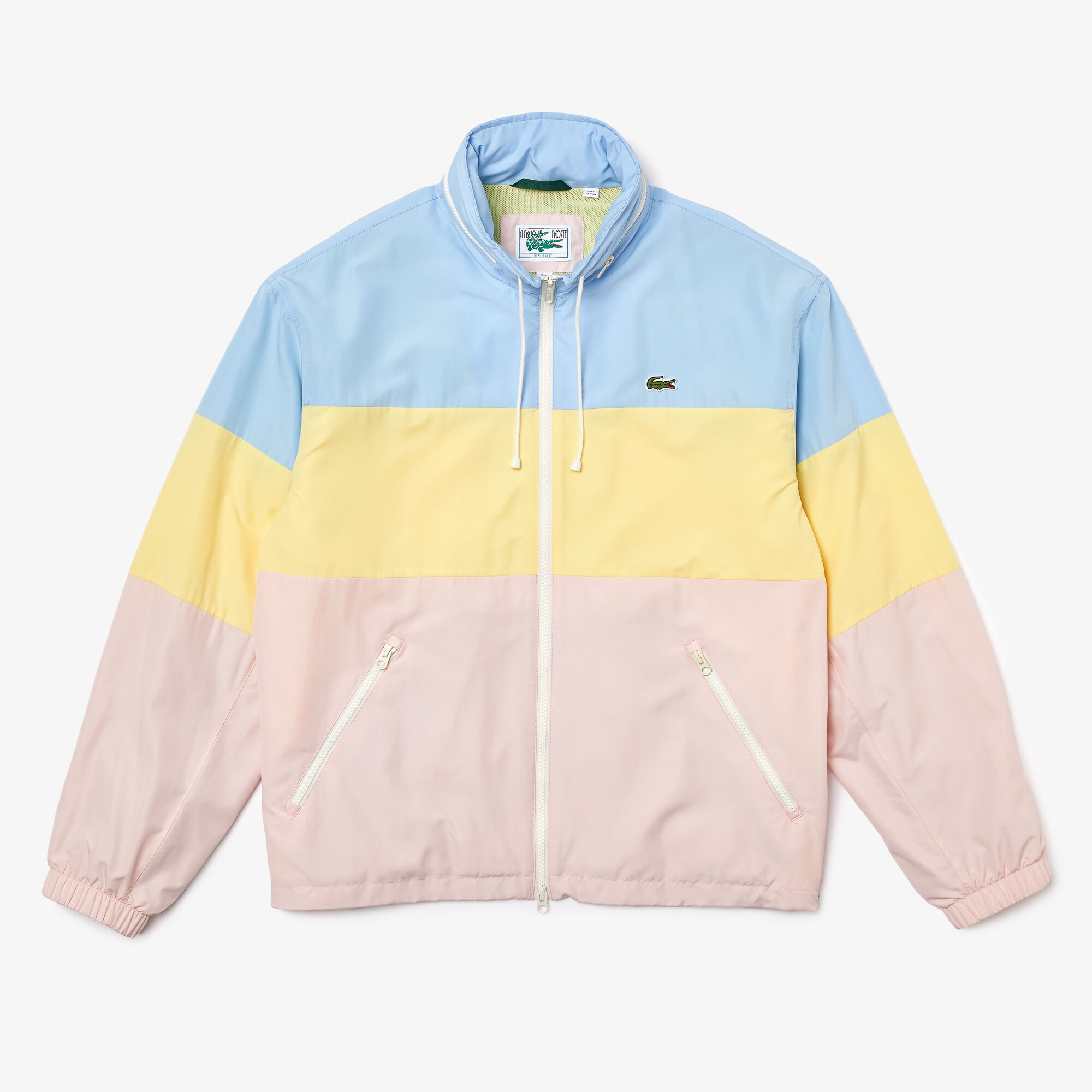 lacoste rainbow jacket