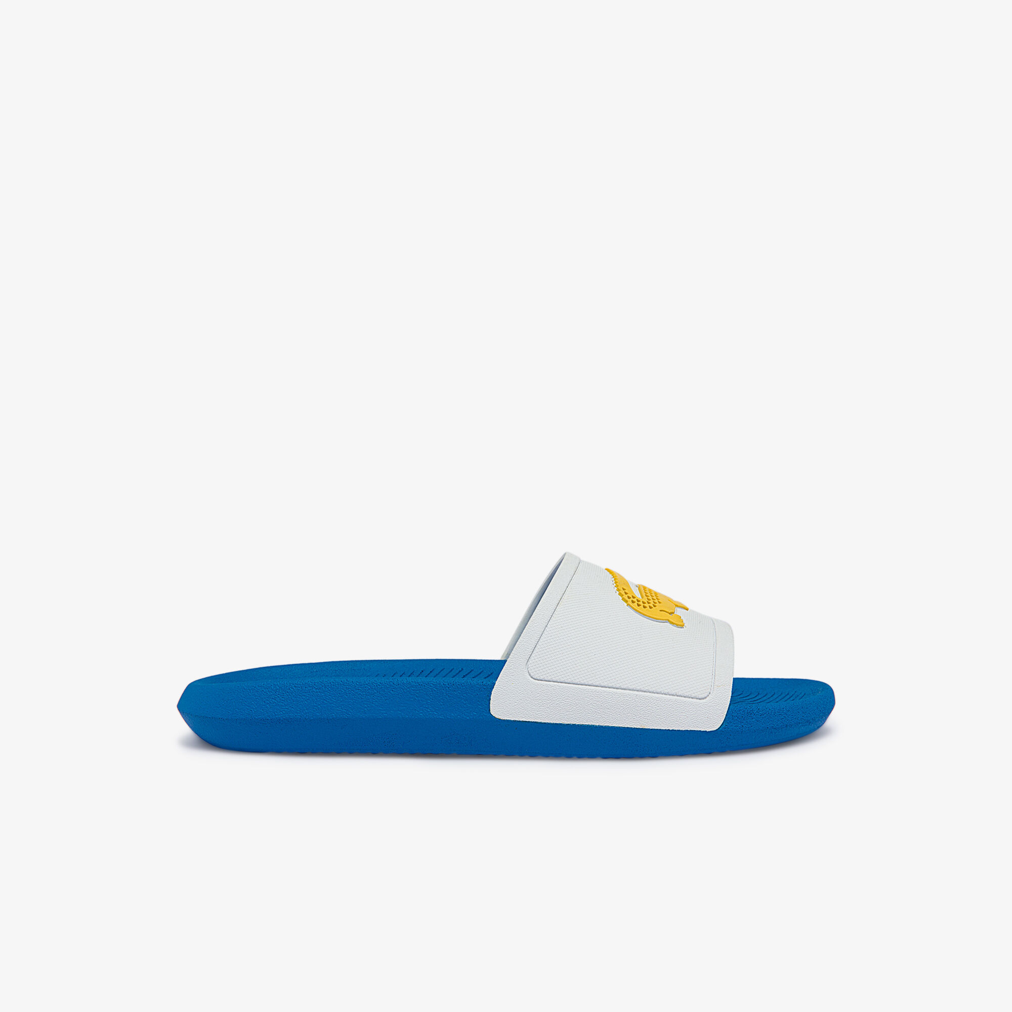 lacoste slides blue