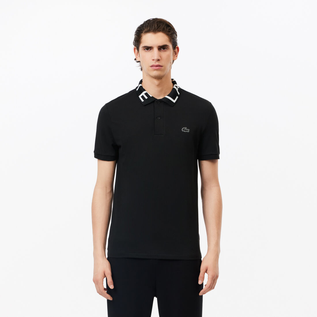 Lacoste Movement Jacquard Collar Polo - PH7495-00-031