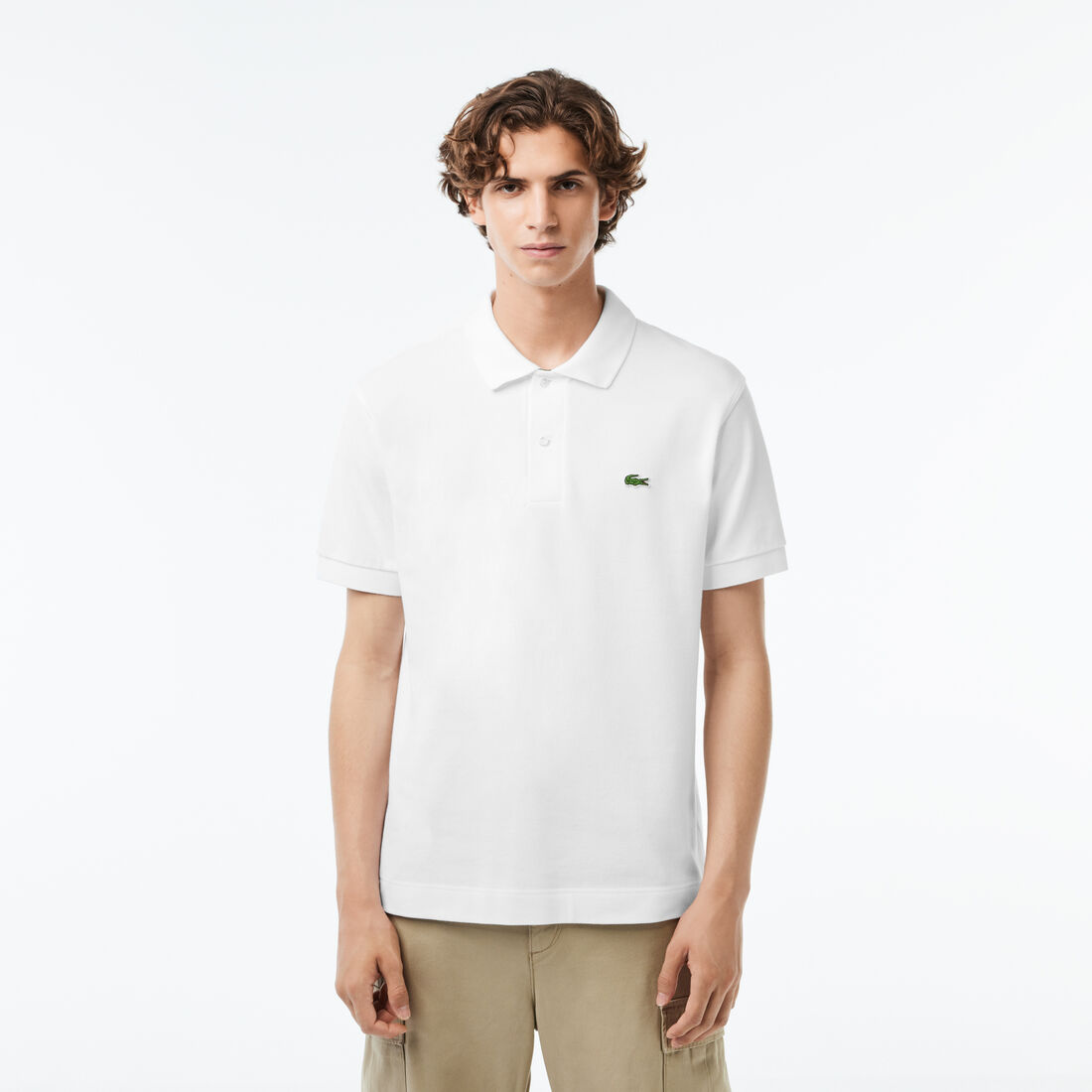 Men's Lacoste Classic Fit L.12.21 Organic Cotton Pique Polo Shirt - L1221-00-001