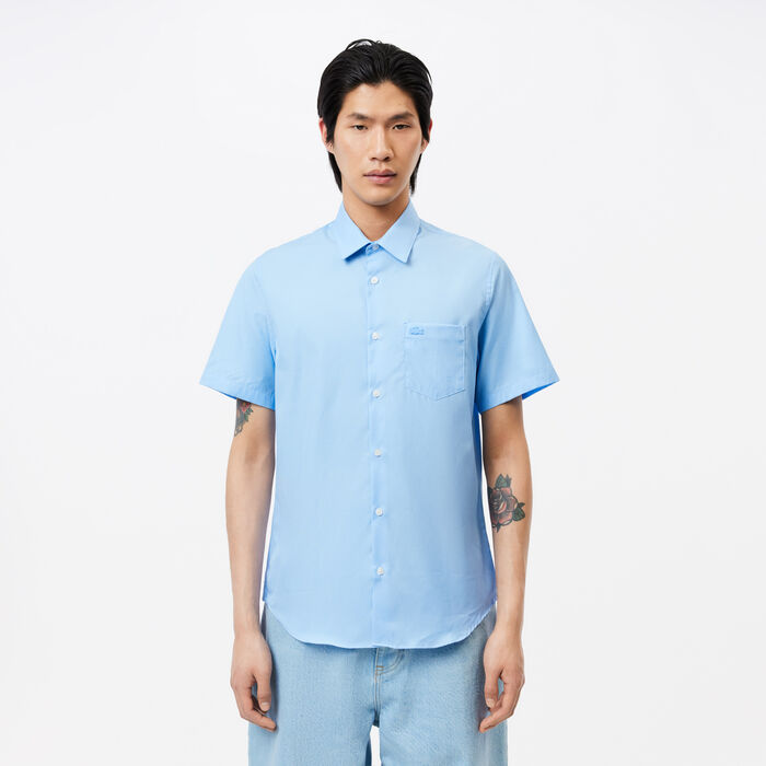 Men's Regular Fit Solid Cotton Shirt - CH8528-00-HBP