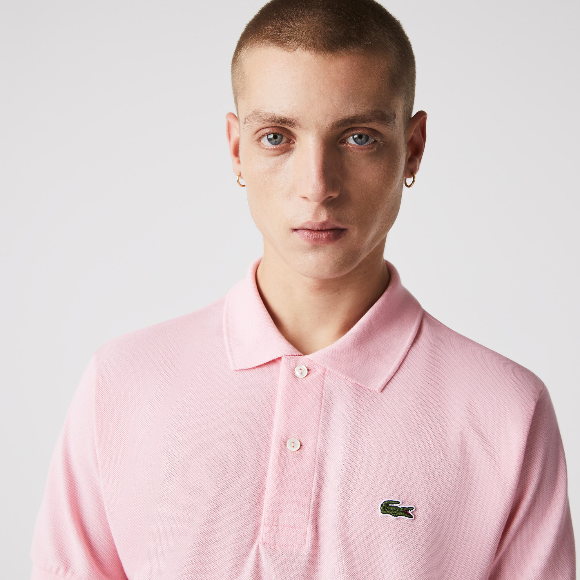 lacoste button down polo