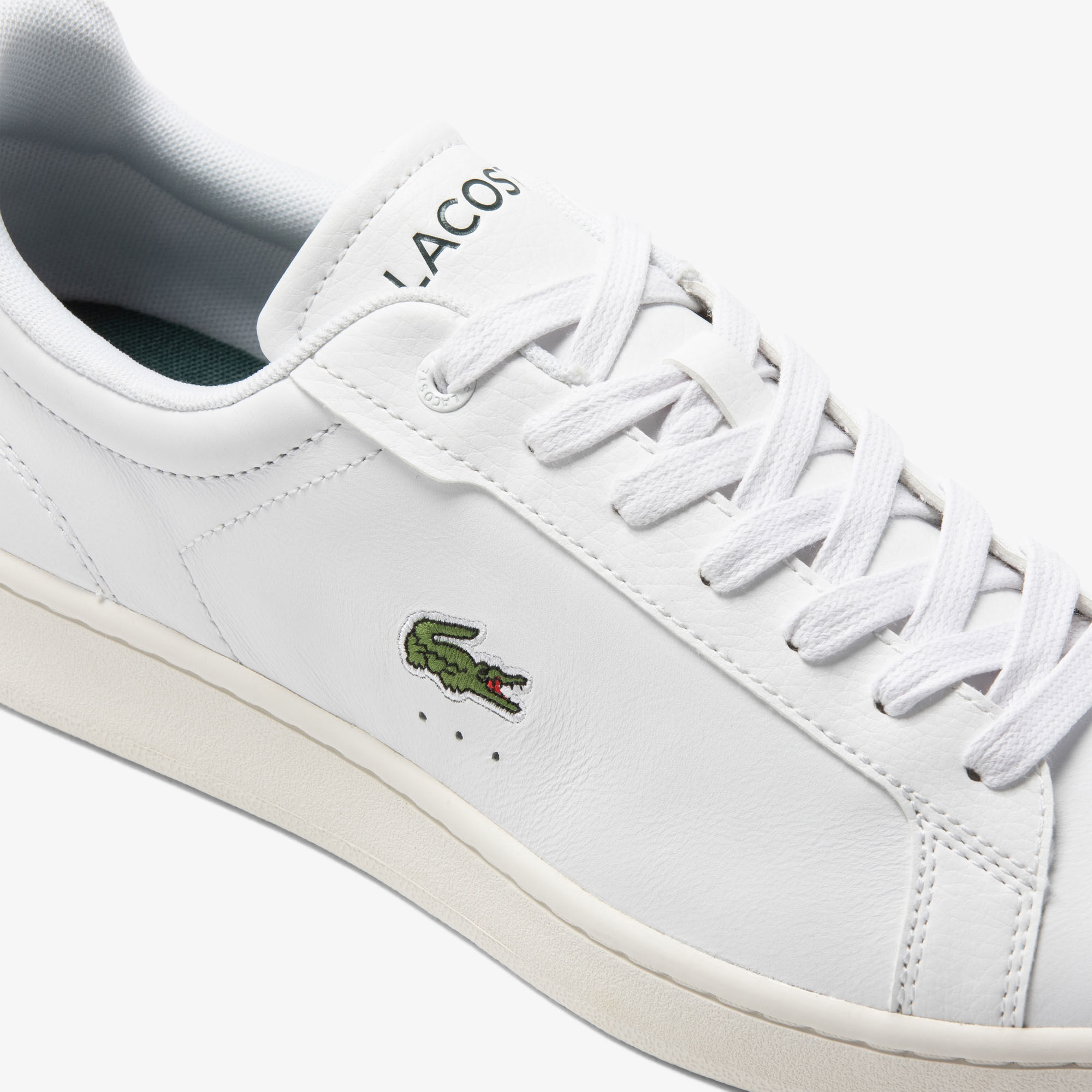 Lacoste white clearance leather sneakers