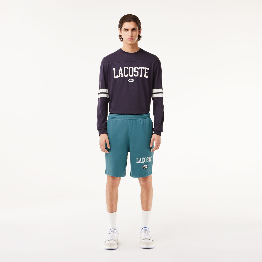 Regular Fit Lacoste Print Jogger Shorts - GH7499-00-IY4