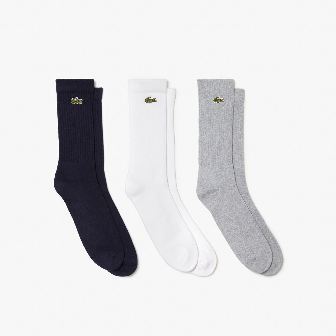 Men's Lacoste SPORT High-Cut Socks Three-Pack - RA4182-00-TYA