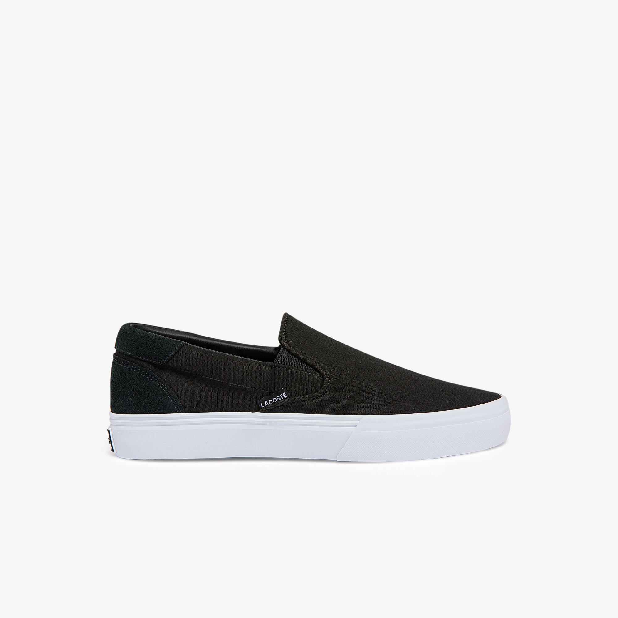 Lacoste canvas slip cheap on shoes