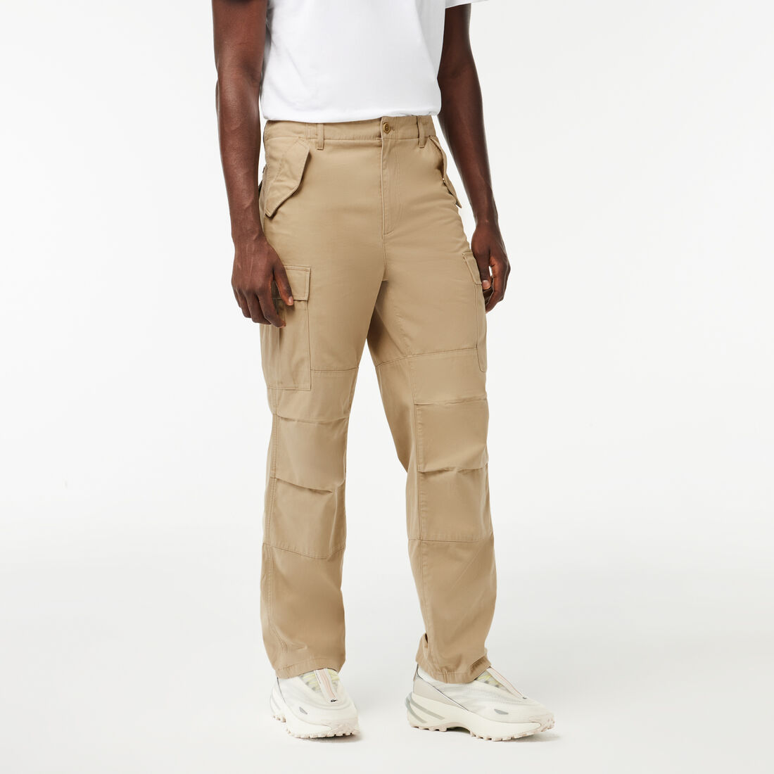 Straight Fit Cotton Cargo Pants - HH1882-00-CB8