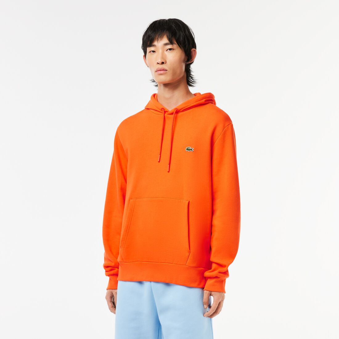 Men's Lacoste Organic Cotton Hooded Jogger Sweatshirt - SH9623-00-SJI