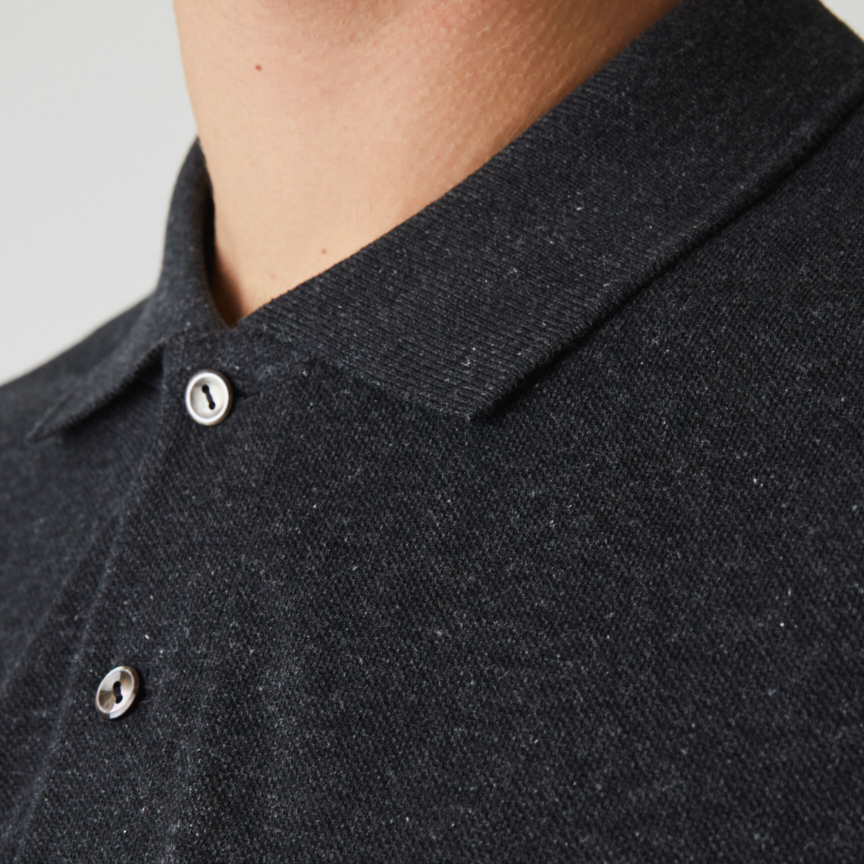 Buy Original L.12.12 Heathered Petit Pique Cotton Polo Shirt | Lacoste UAE