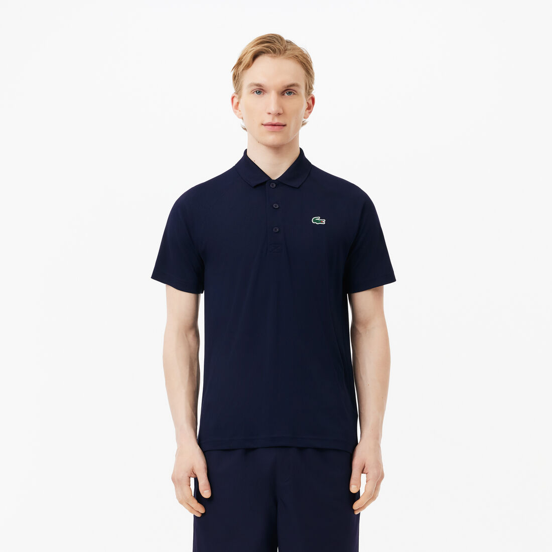 Men's Lacoste SPORT Breathable Run-Resistant Interlock Polo Shirt - DH3201-00-166