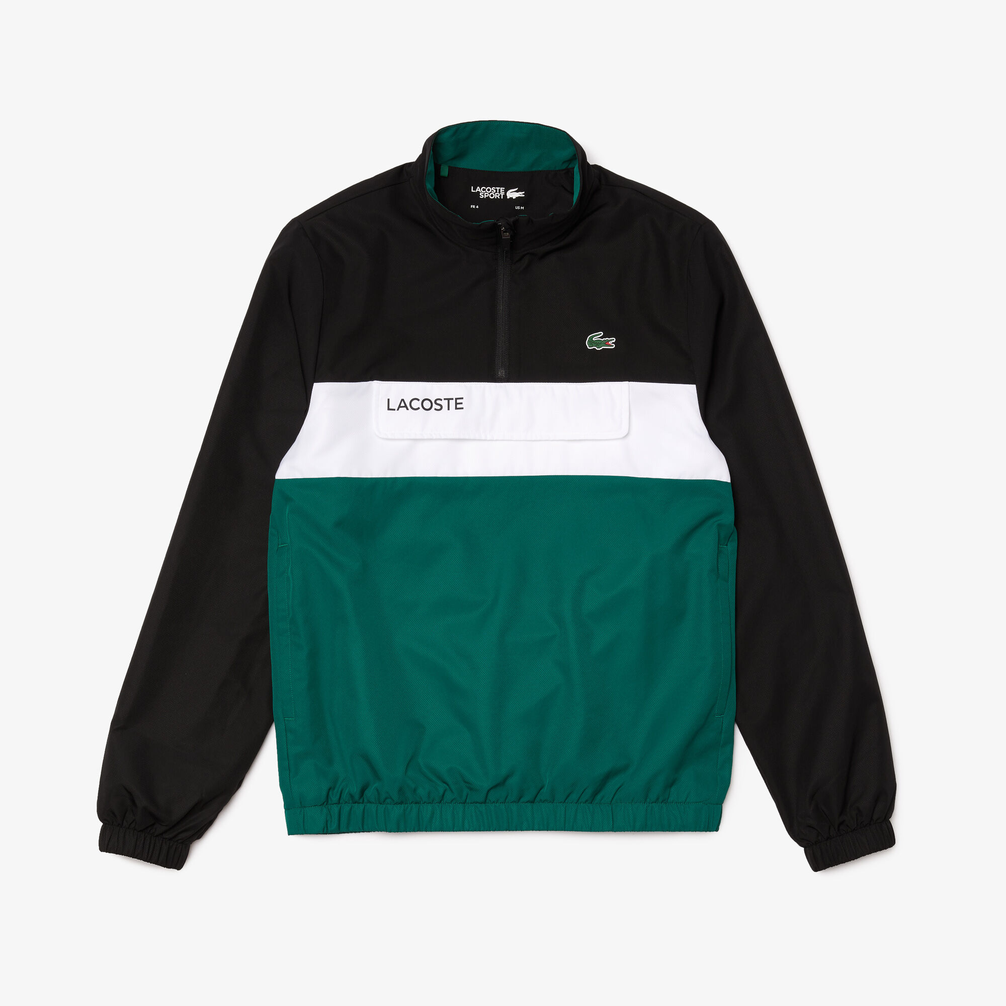 mens green lacoste tracksuit