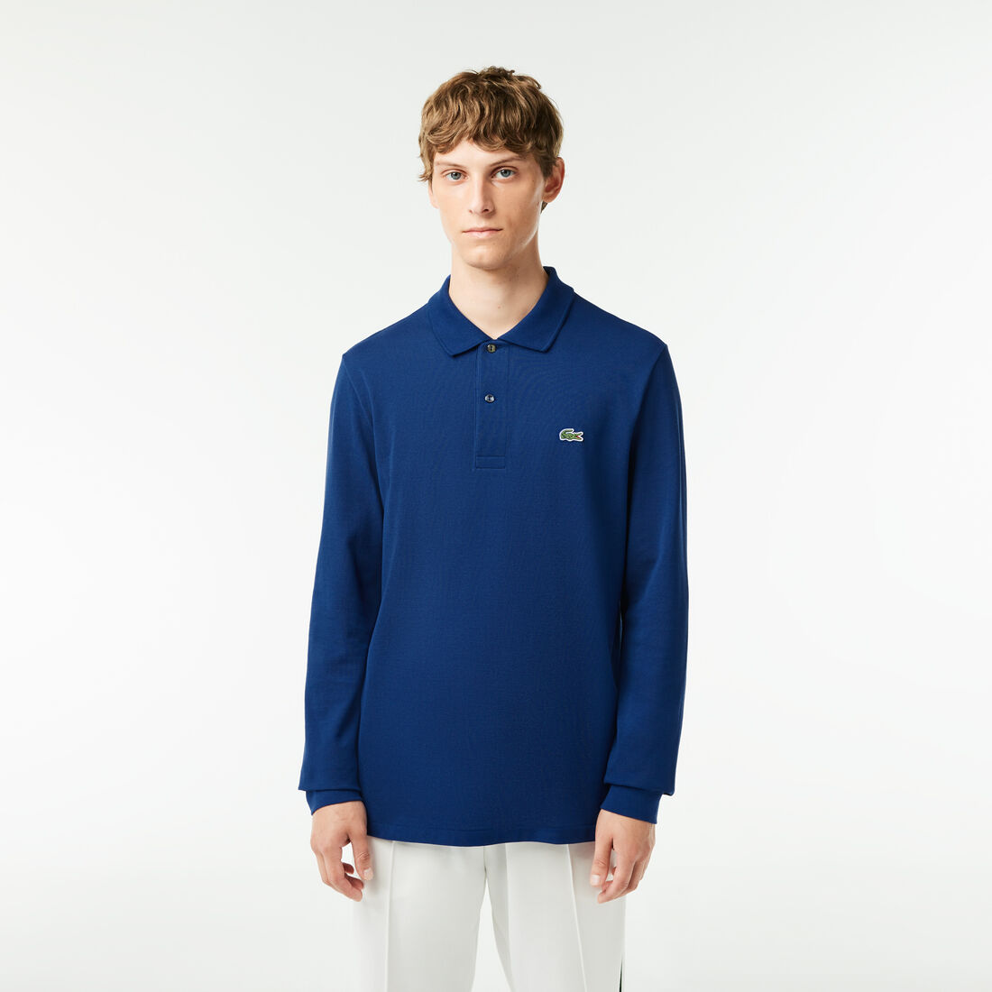 Buy Original L.12.12 Long Sleeve Cotton Polo Shirt | Lacoste UAE