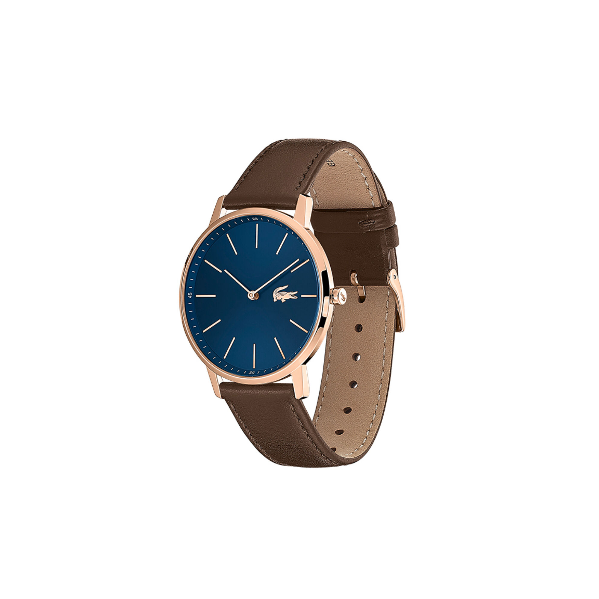 Leather deals man watch