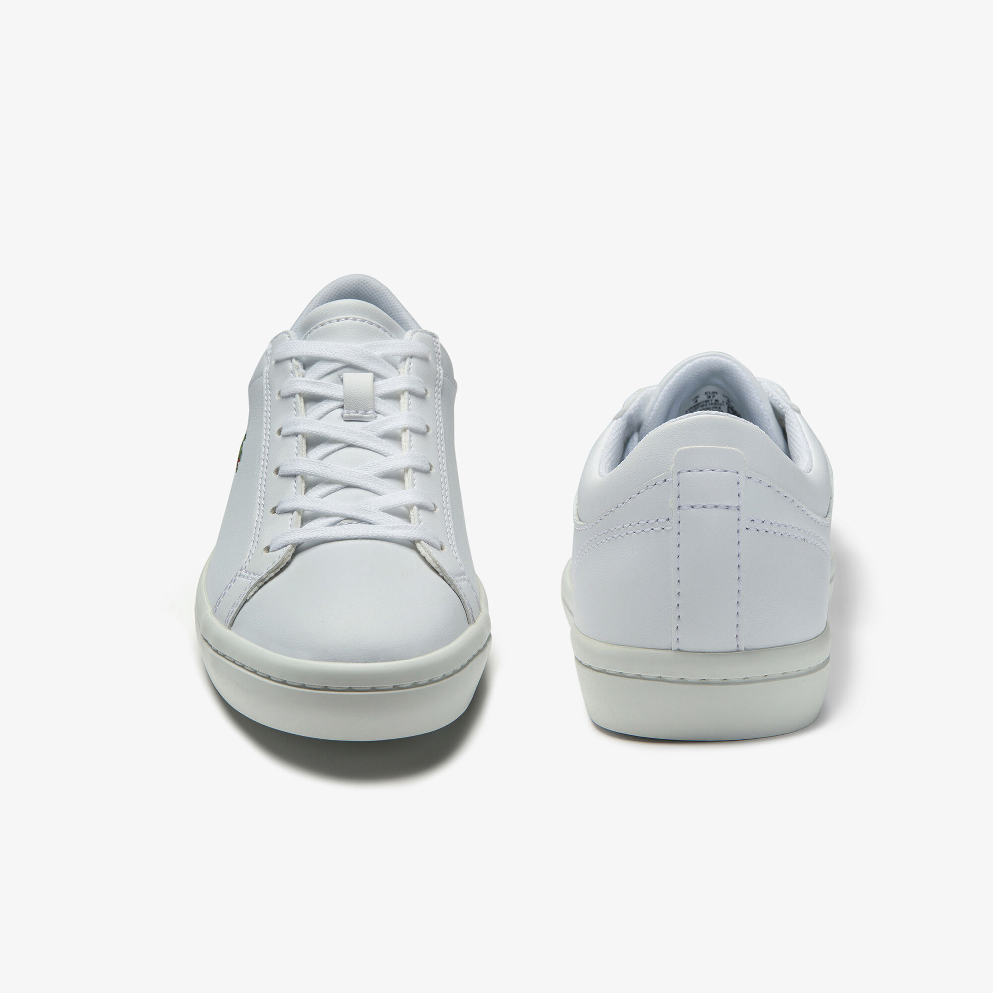 lacoste women's straightset leather trainers