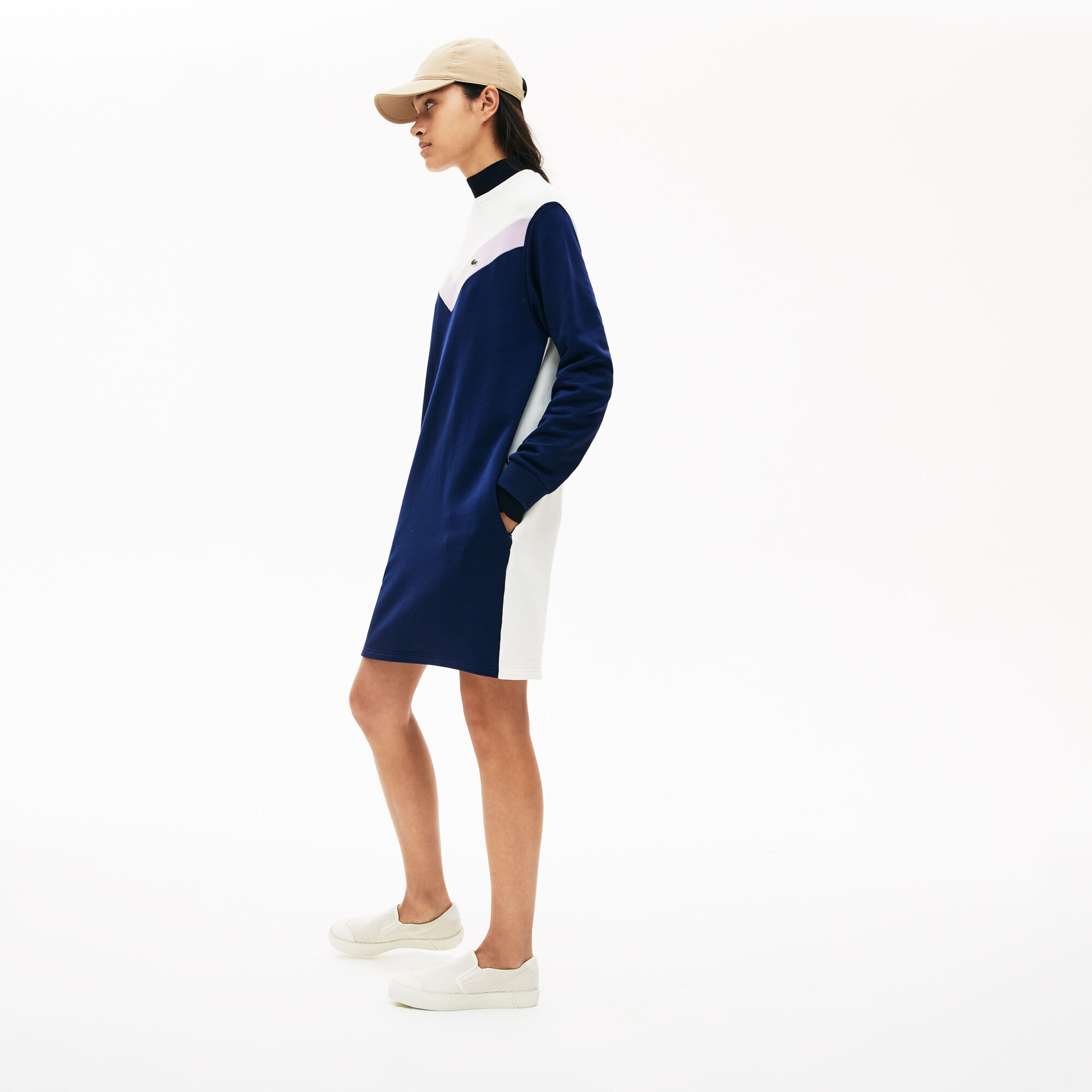 lacoste sweatshirt dress